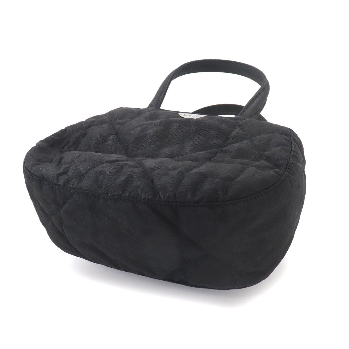 Trotter Mini Hand Bag Nylon Leather Black Purse