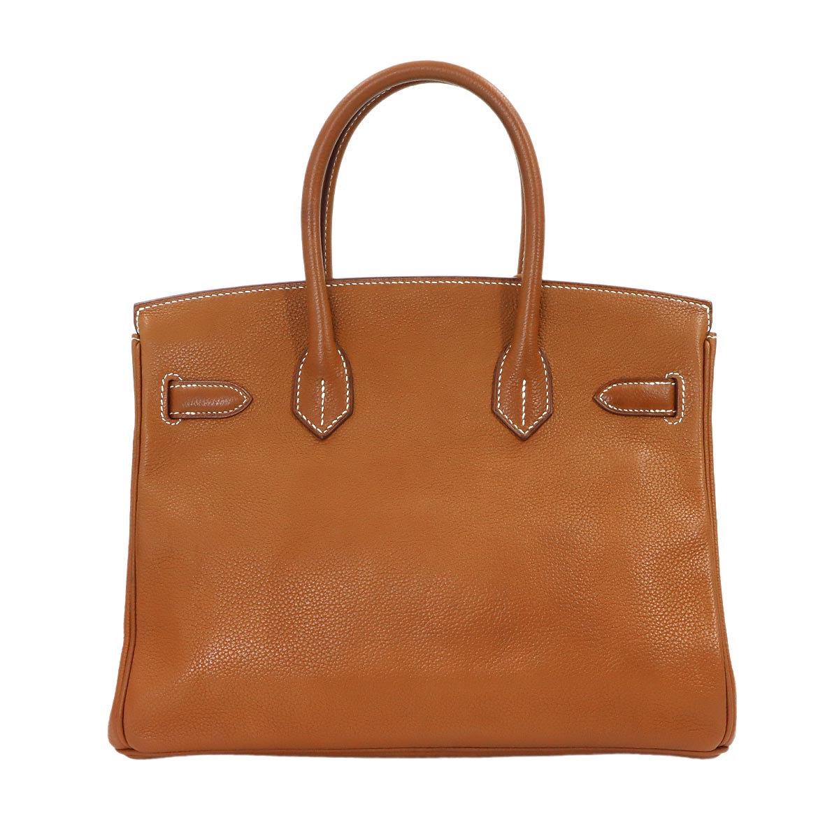 Birkin 30 Barenia Faubourg Fauve Hand Bag Purse