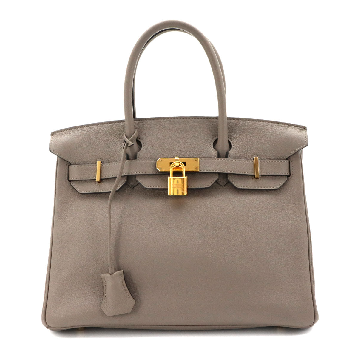 Birkin 30 Taurillon Novillo Gris asphalt Hand Bag Purse