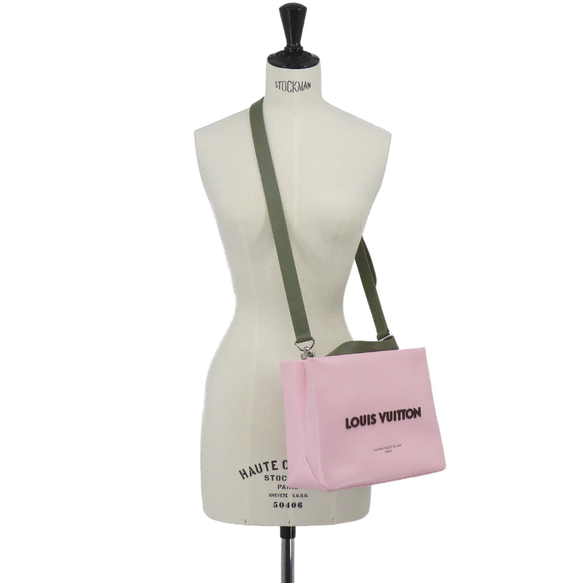 Shopper Tote MINI 2way Shoulder Bag Leather Pink M15239
