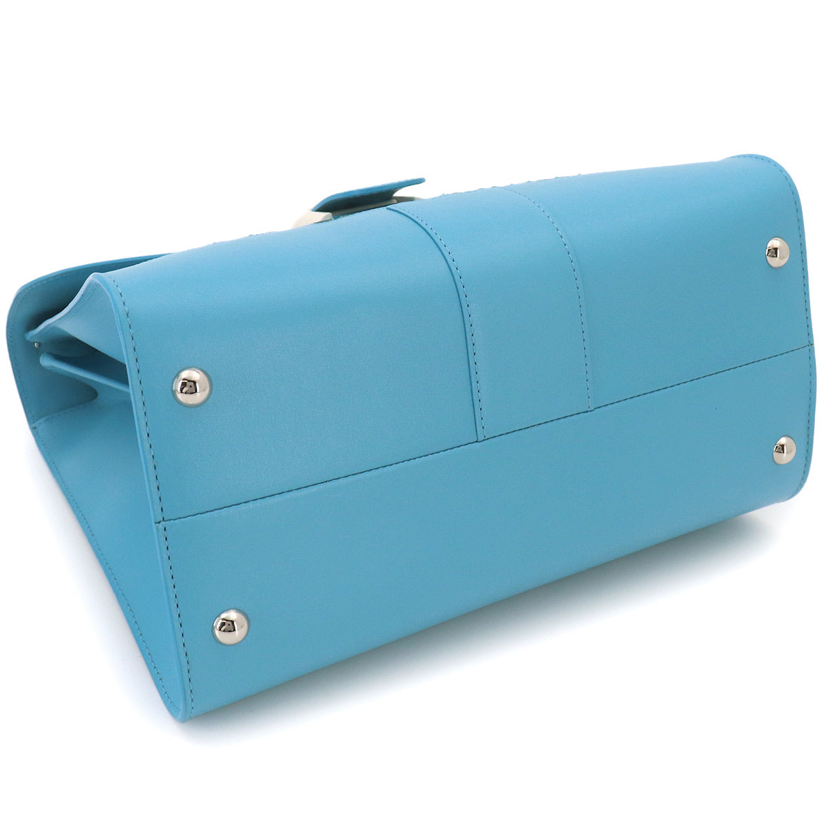 Brillant L'Humour MM Hand Shoulder Bag Leather Ciel