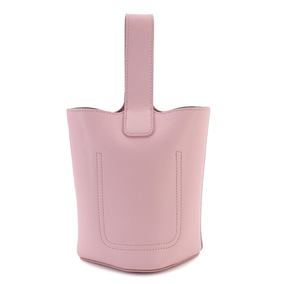 LOEWE Pebble Bucket Bag Mini Hand Shoulder Bag Leather Blossom