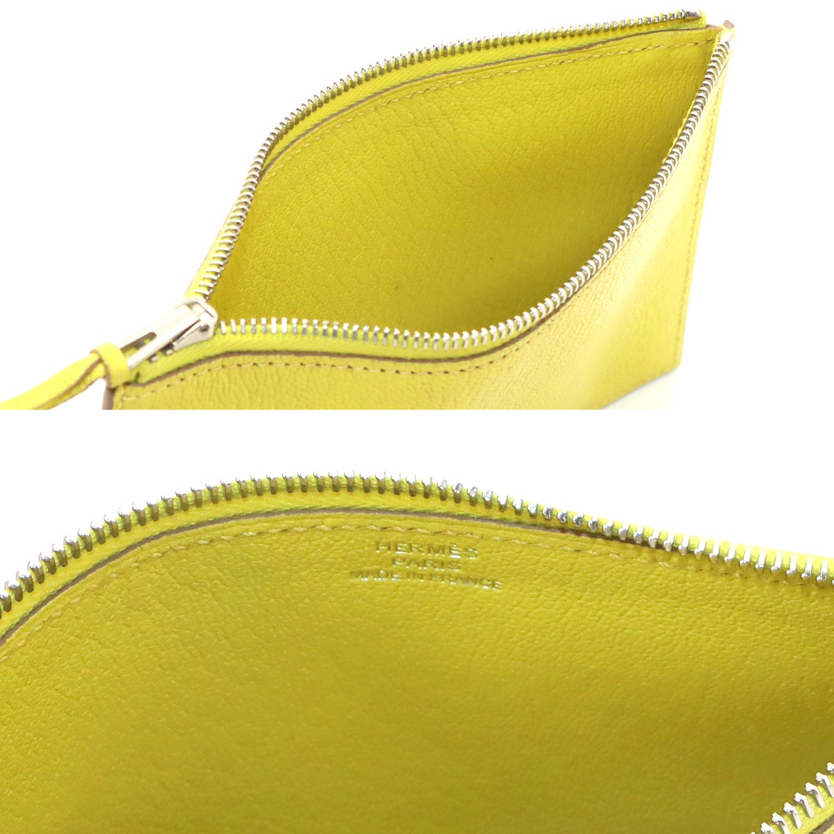 Envelope trio Pouch Chevre Rouge Casaque Orange Lime