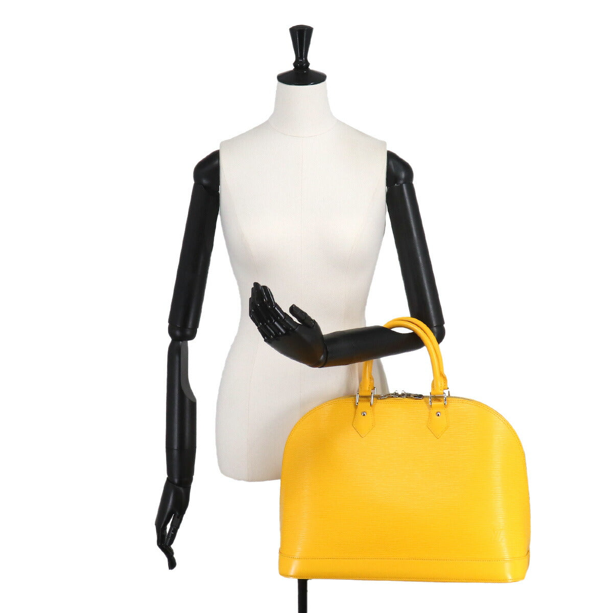 Epi Alma GM Hand Shoulder Bag Leather Citron M40629 Purse