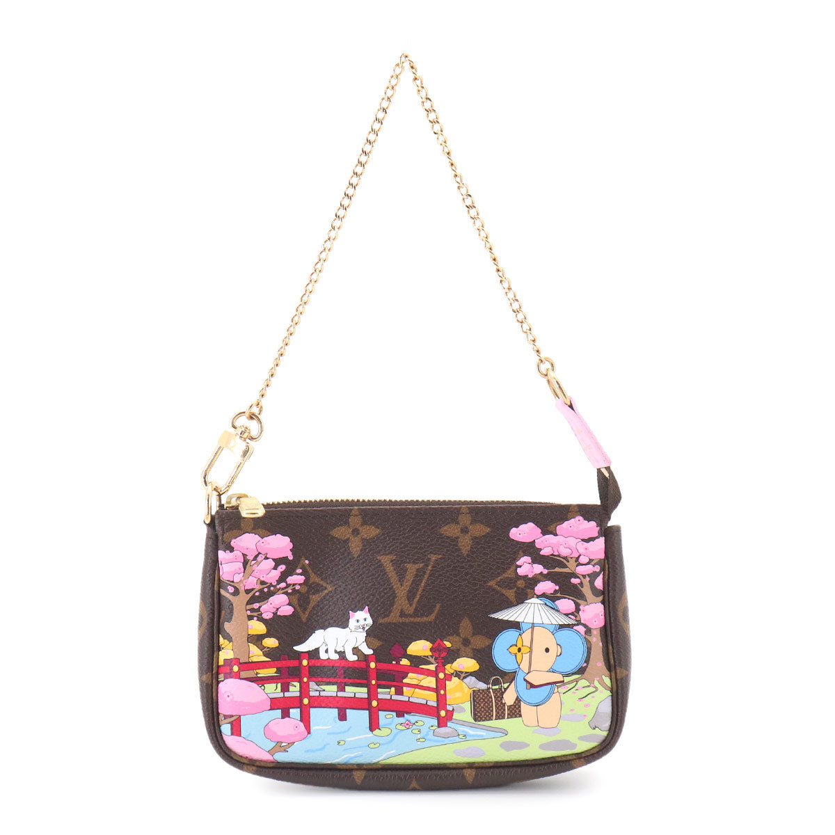 Vivienne Monogram Mini Pochette Accessoires Hand Bag