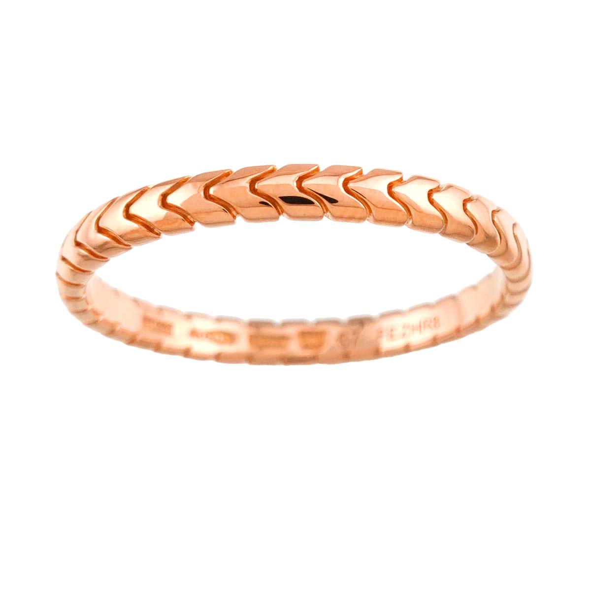 BVLGARI SPIGA Ring 18K PG 750 Size67 11.75(US)