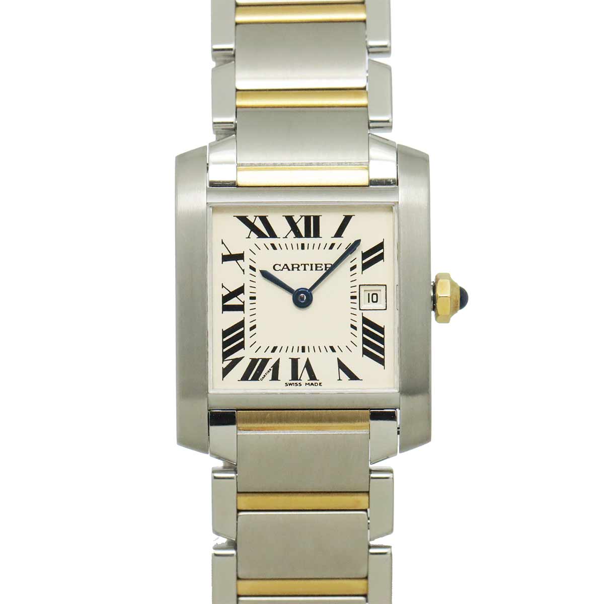 Tank Francaise MM W51012Q4 Quartz 750 YG Cream Dial Boys