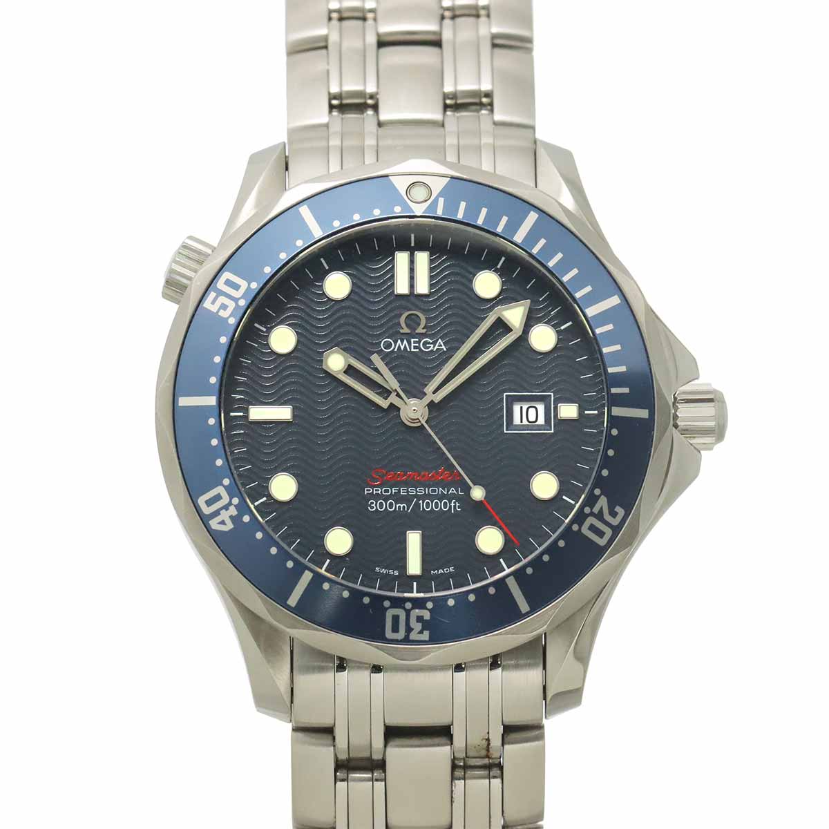 Seamaster Professional 2221 80 300m Quartz Blue Dial Mens
