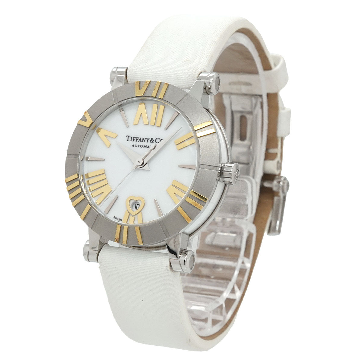 Atlas Z1300 68 16A20A41A Automatic Date White Ladies