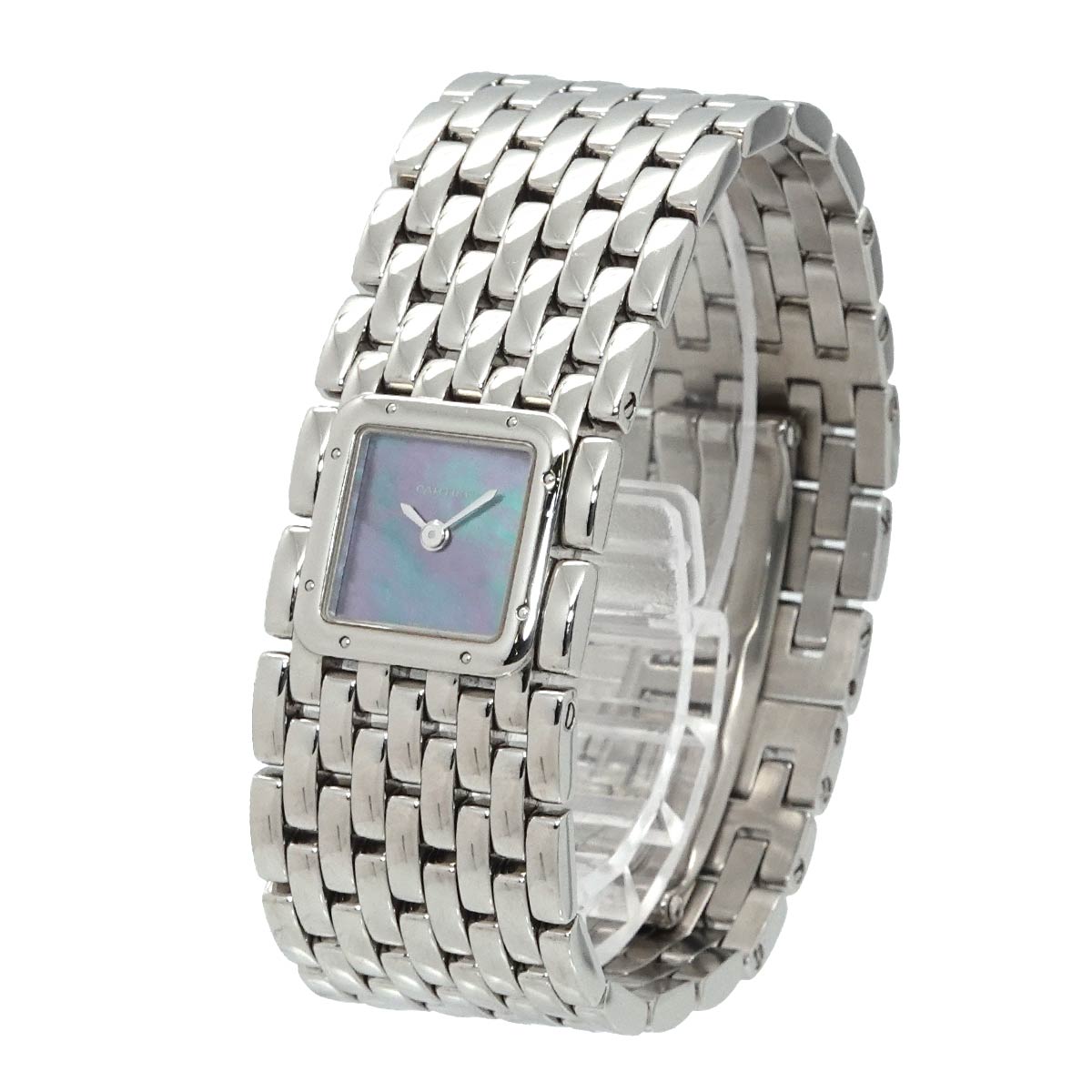 Panthere Ruban W61002T9 Quartz Blue Shell Dial Ladies Watch