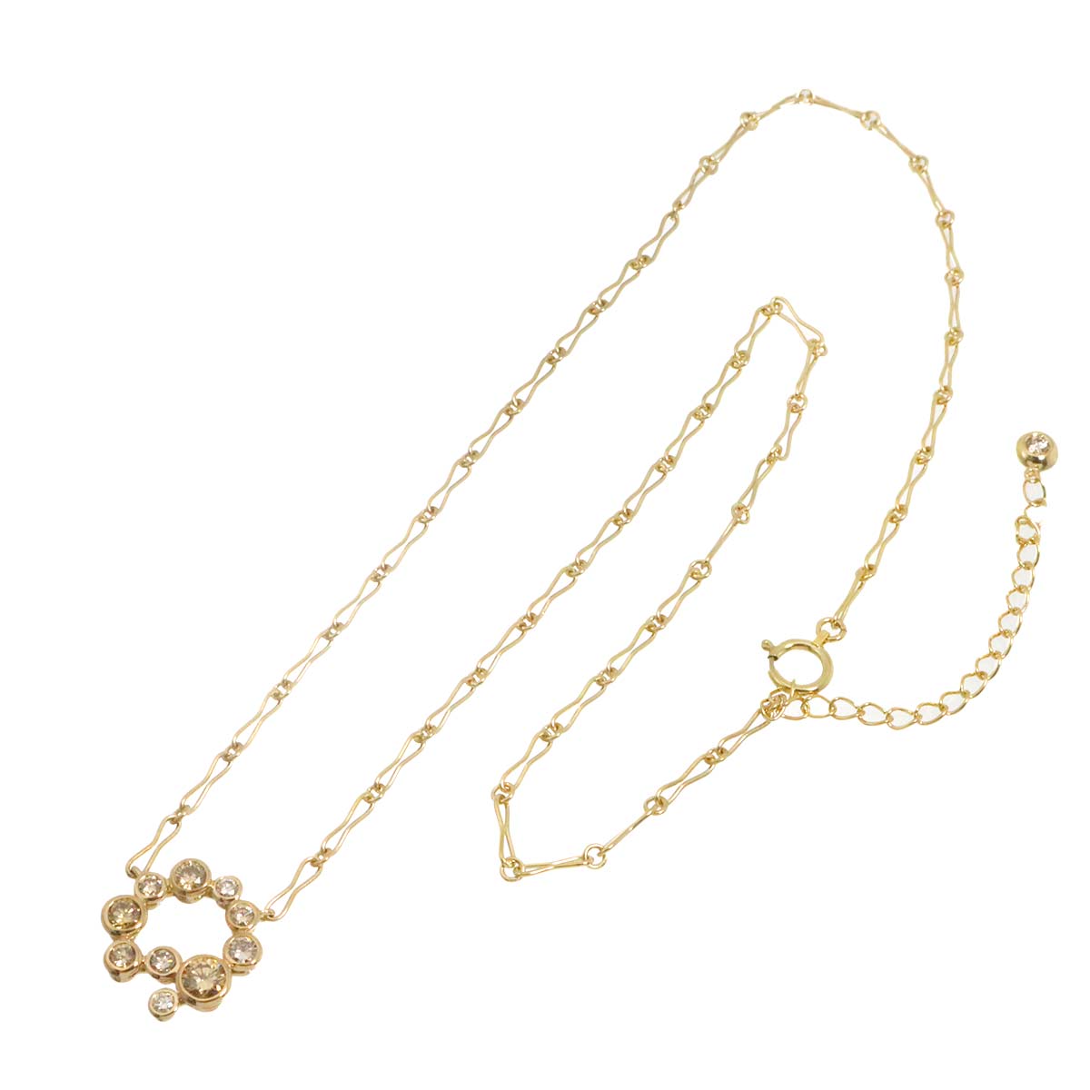Brown Diamond 0.65ct Necklace 18K Brown Gold 750