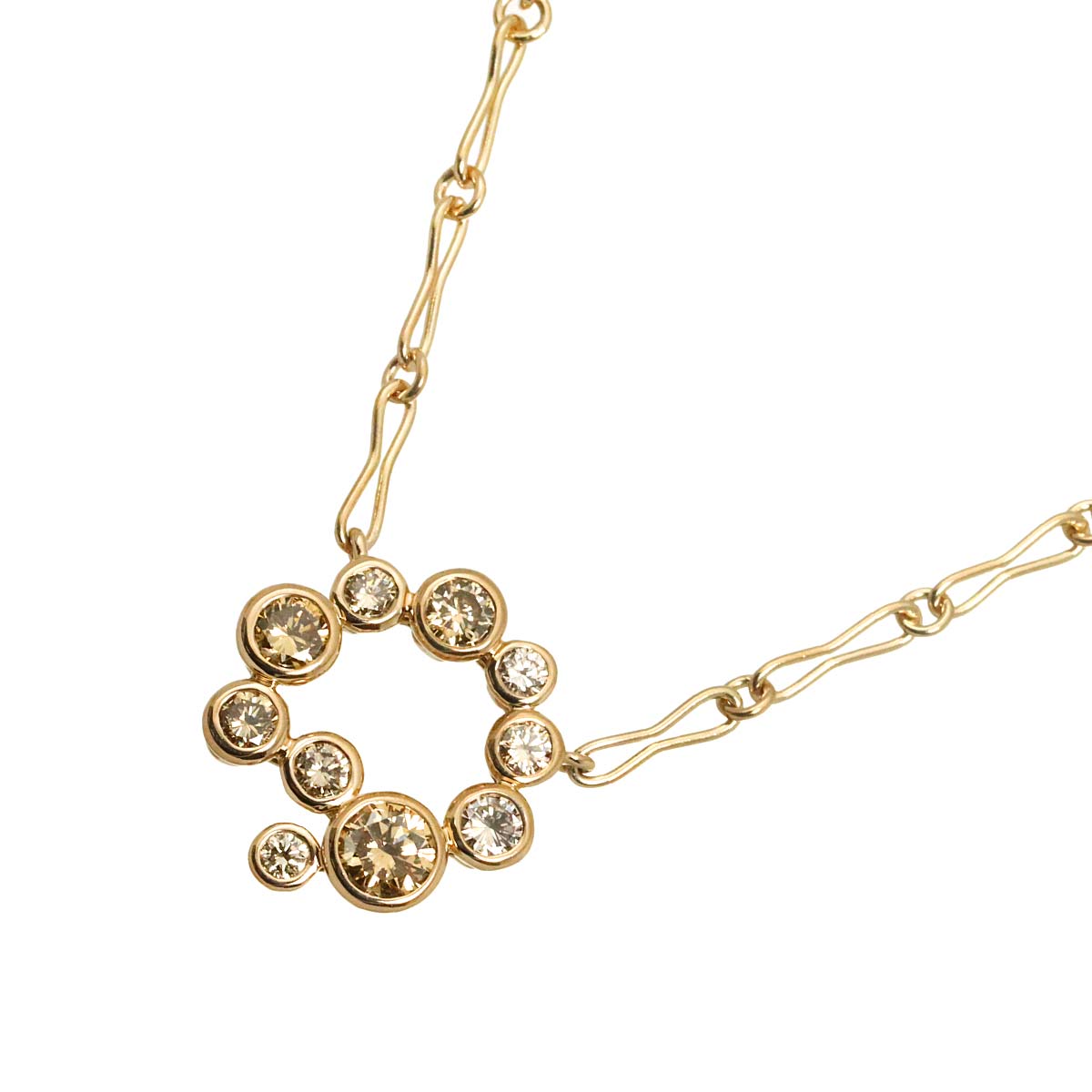 Brown Diamond 0.65ct Necklace 18K Brown Gold 750