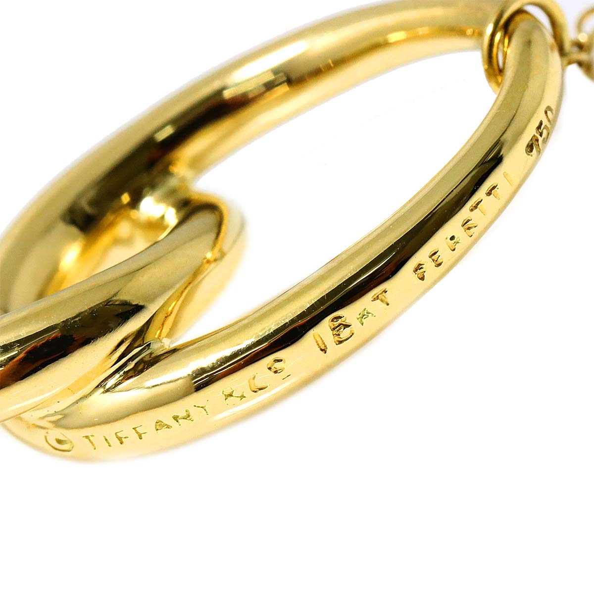 Double Loop Necklace 18K Yellow Gold 750