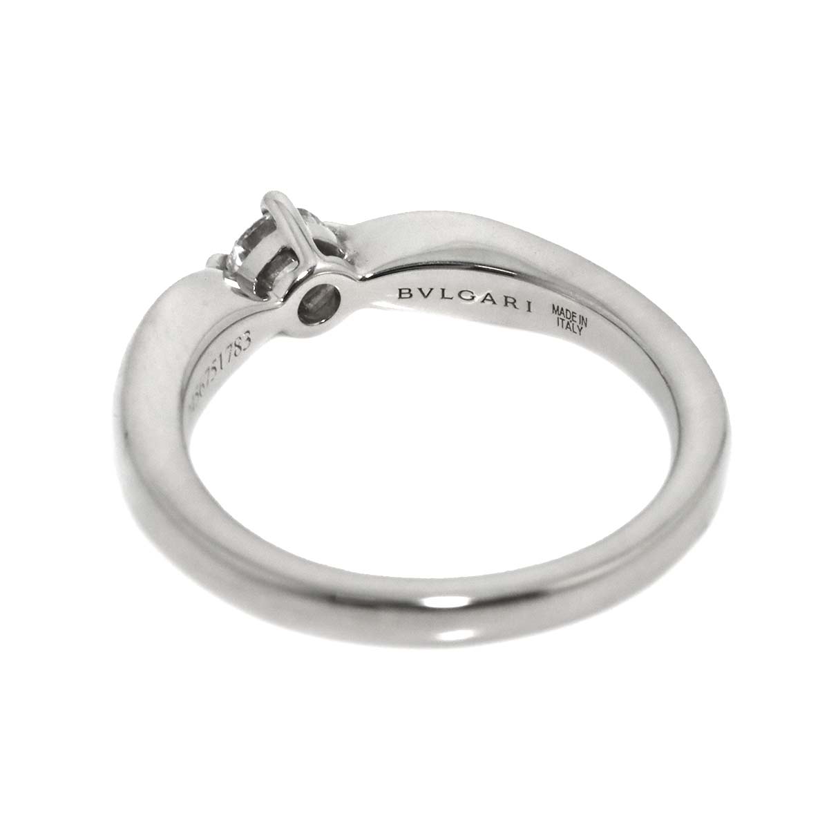 Diamond 0.19ct E/VS1/3EX Ring Platinum size48 4.5(US)