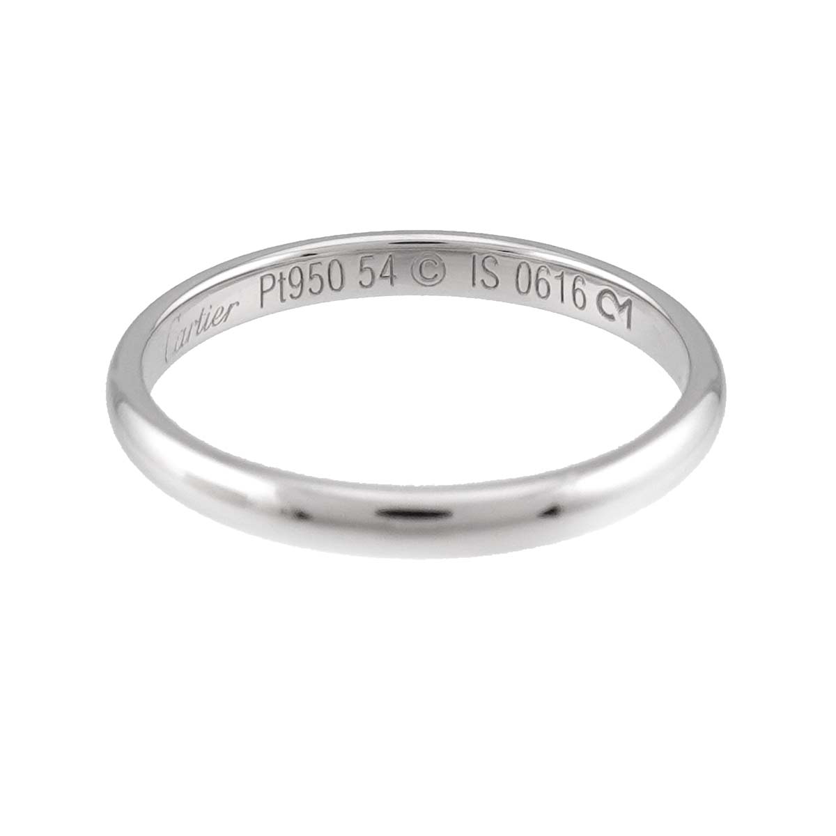 Classic Ring Platinum Size54 6.75(US)