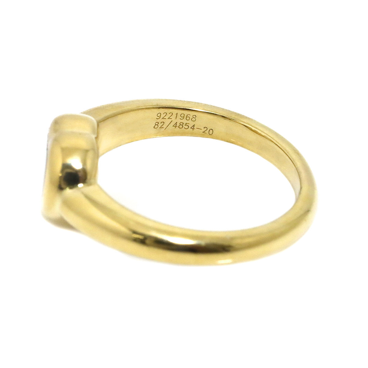 Happy Diamond Ring 18K YG 750 Size4-4.5(US)
