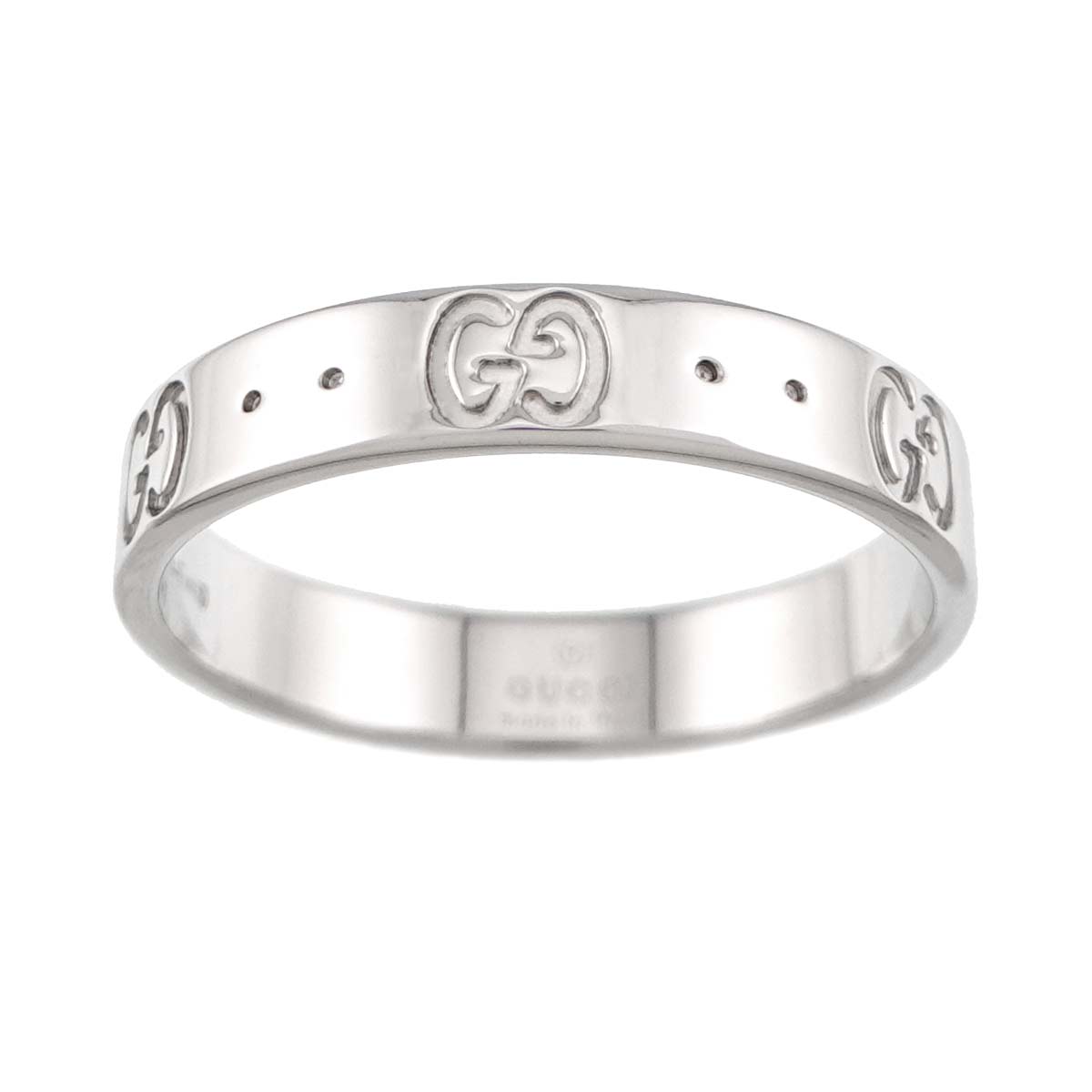 Icon Ring 18K WG White Gold 750 Size18 8-8.25(US)