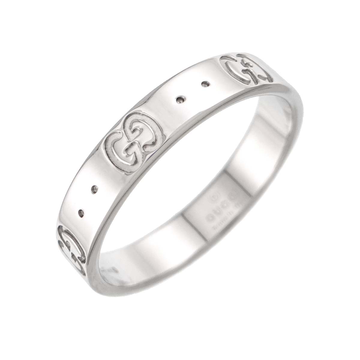 Icon Ring 18K WG White Gold 750 Size18 8-8.25(US)