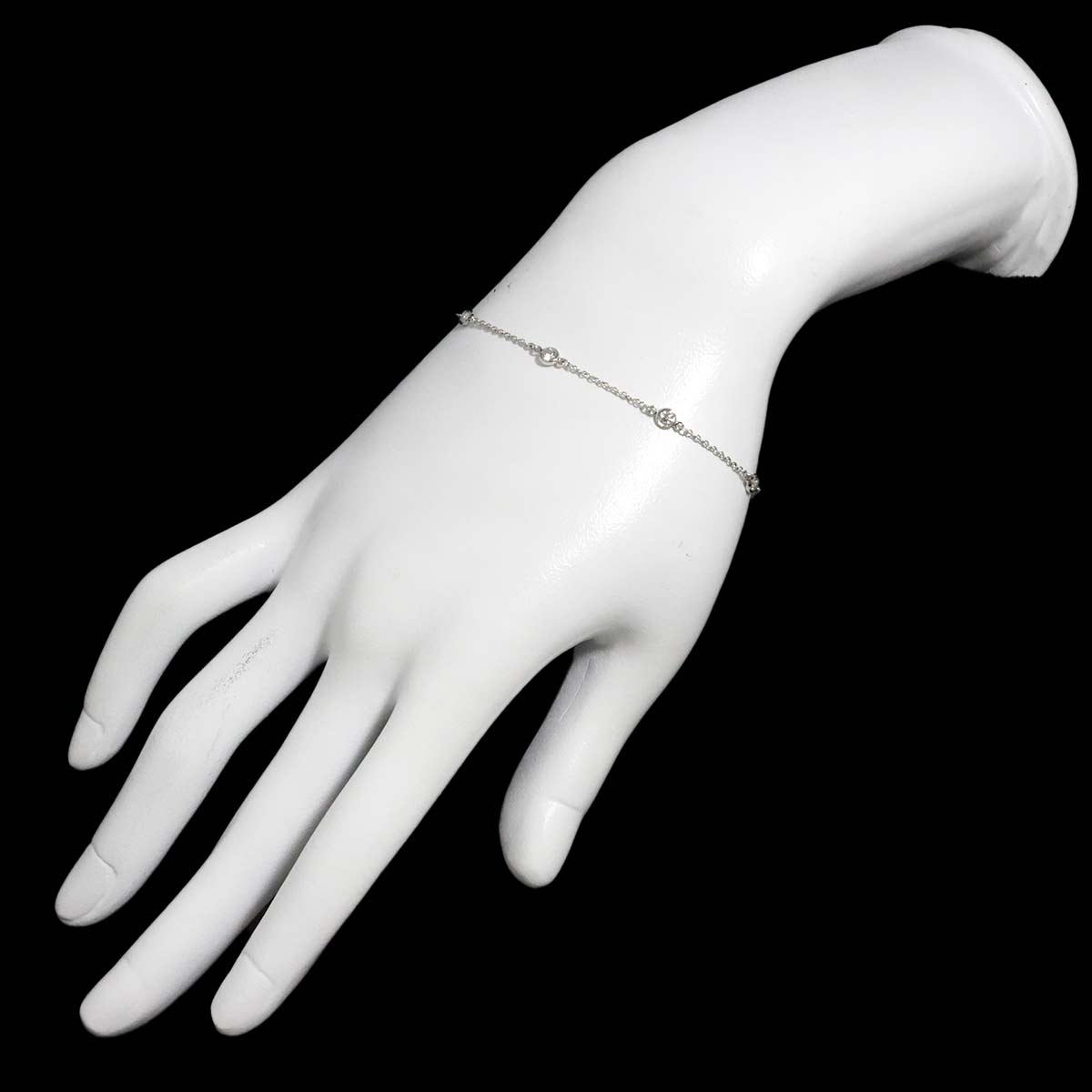 By The Yard Diamond 6P Bracelet Platinum