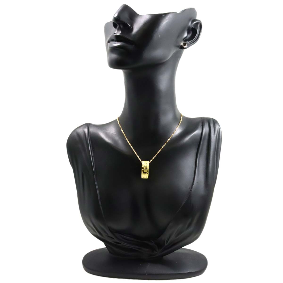 Logo Necklace 18K YG Yellow Gold 750