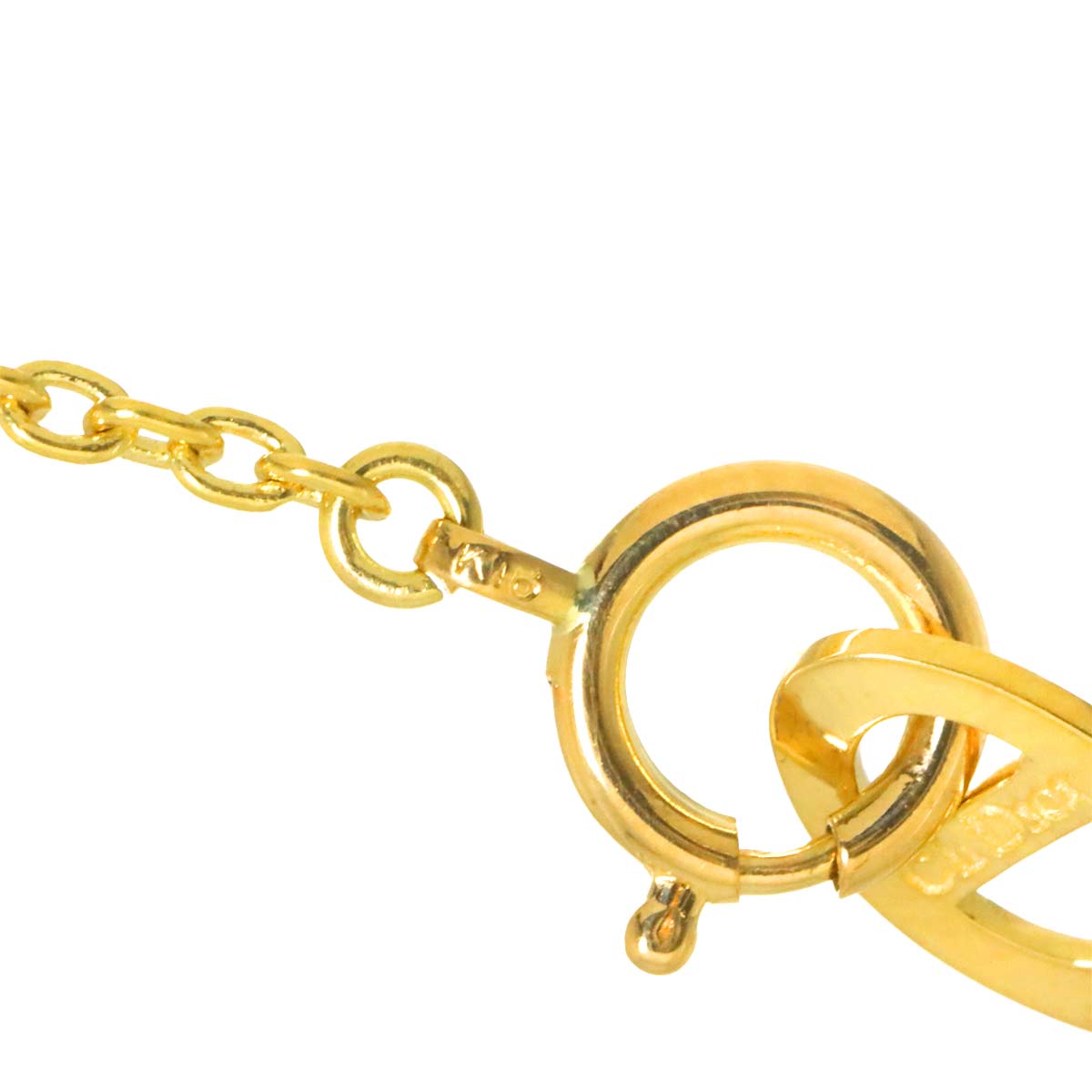 Diamond Necklace 18K Yellow Gold 750