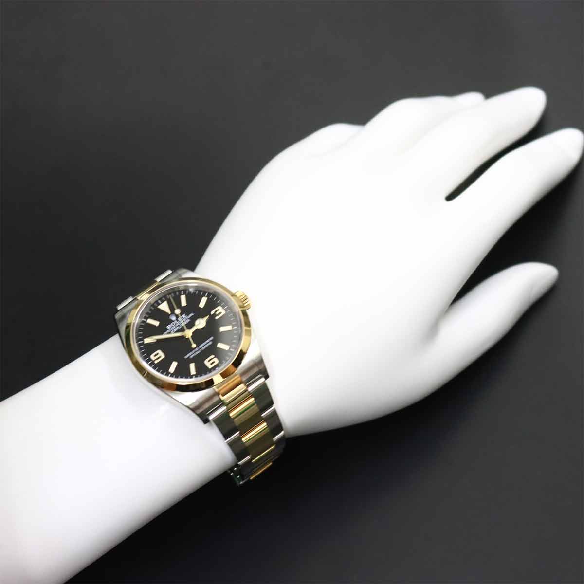 Explorer 1 124273 Serial Random Automatic Black Dial K18YG