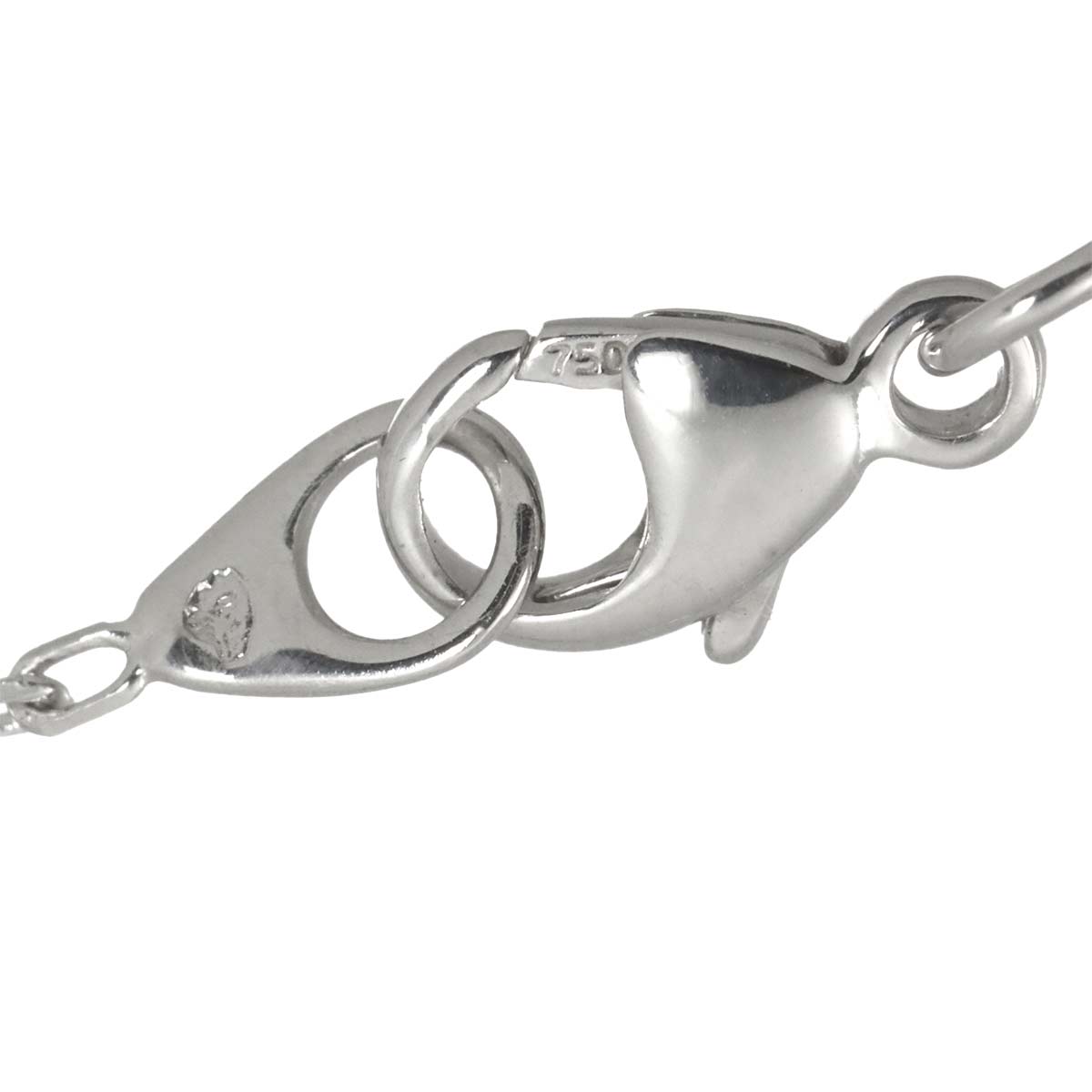 Liens Diamond Necklace 18K WG White Gold 750