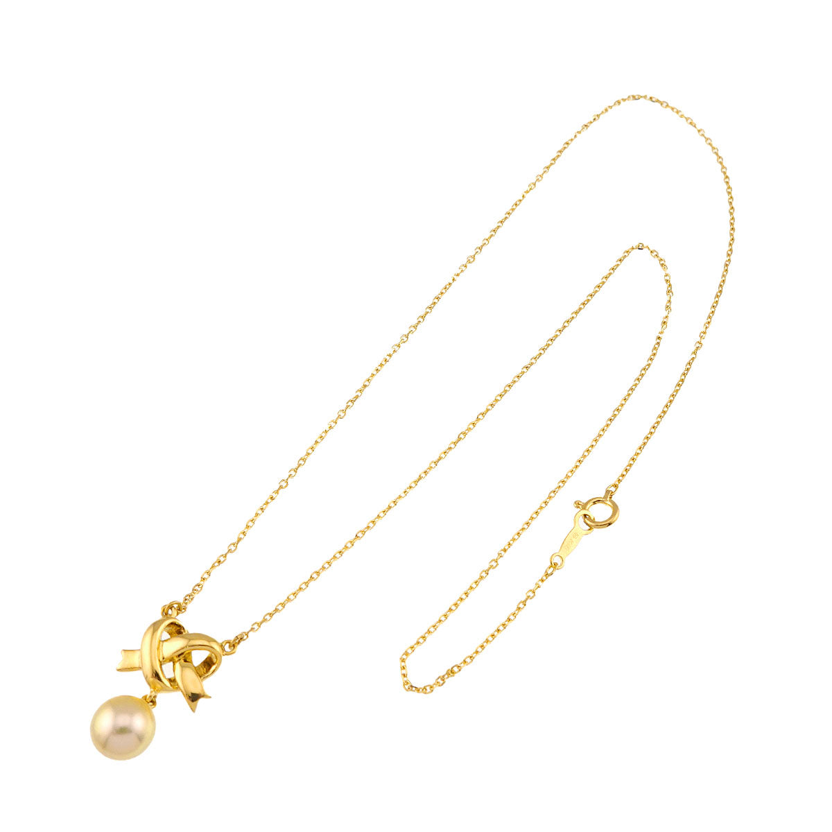 Akoya Pearl 7.4mm Necklace 18K YG 750