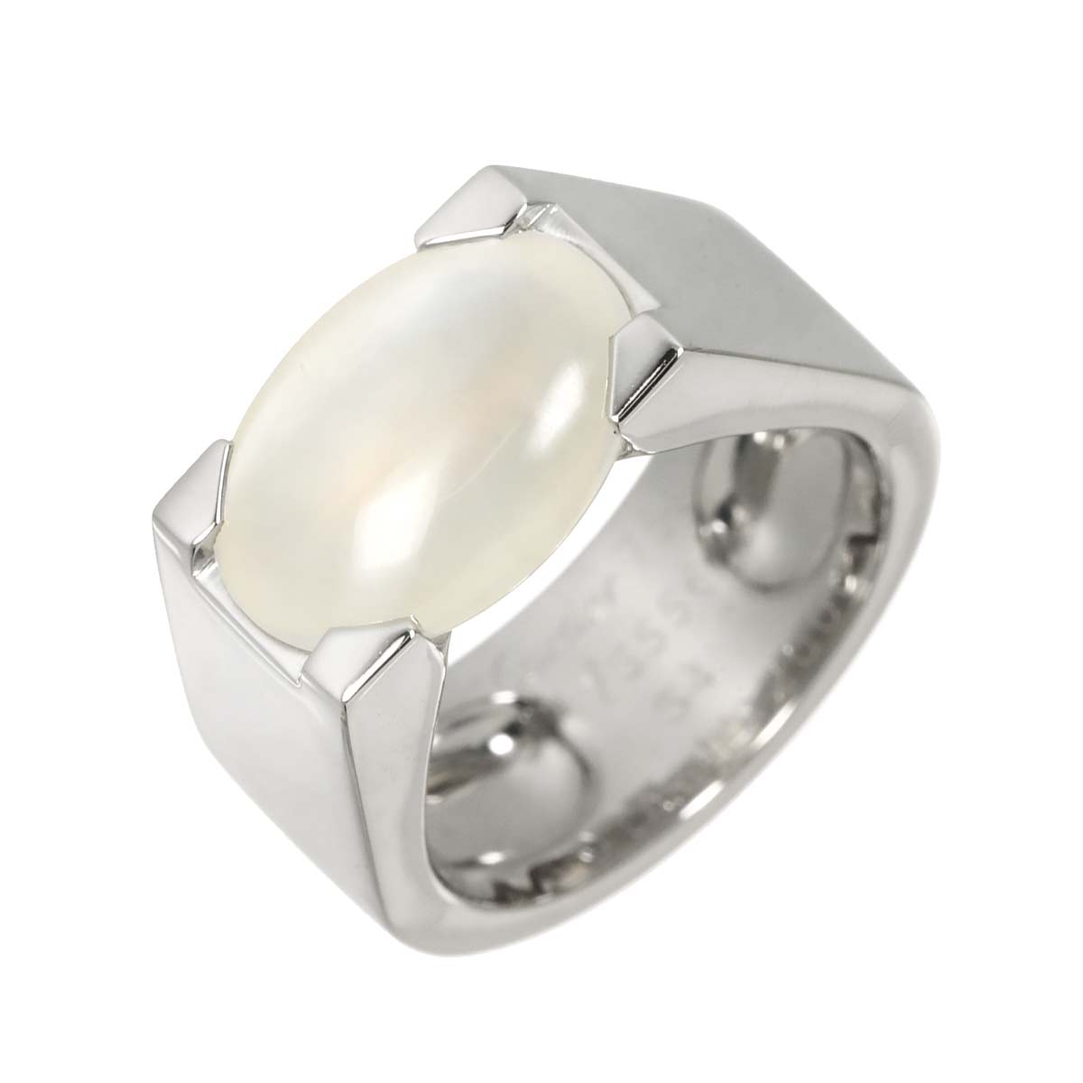 Tanquissim Ring 18K White Gold 750 size54 6.5-6.75(US)