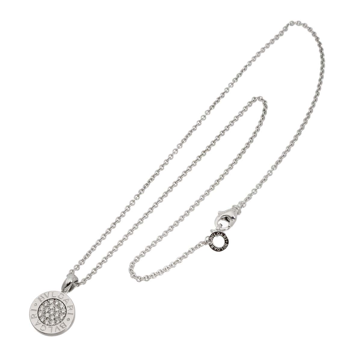 BVLGARI BVLGARI Diamond Necklace 18K White Gold 750