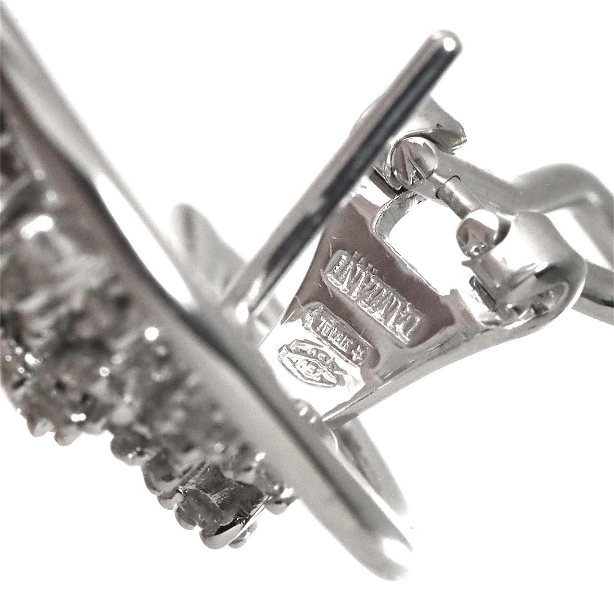 Diamond Earrings Pierced 18K K18 WG 750