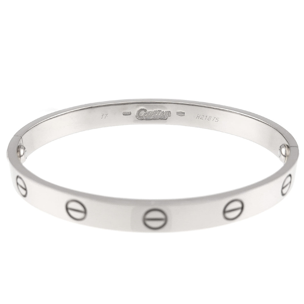 Love Bracelet Bangle 18K WG 750 Size17