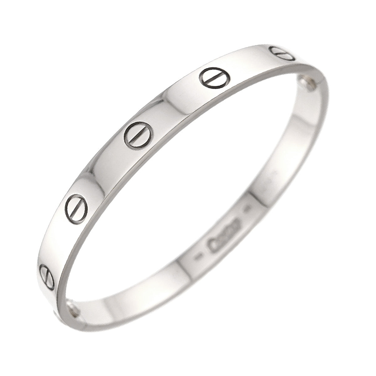 Love Bracelet Bangle 18K WG 750 Size17