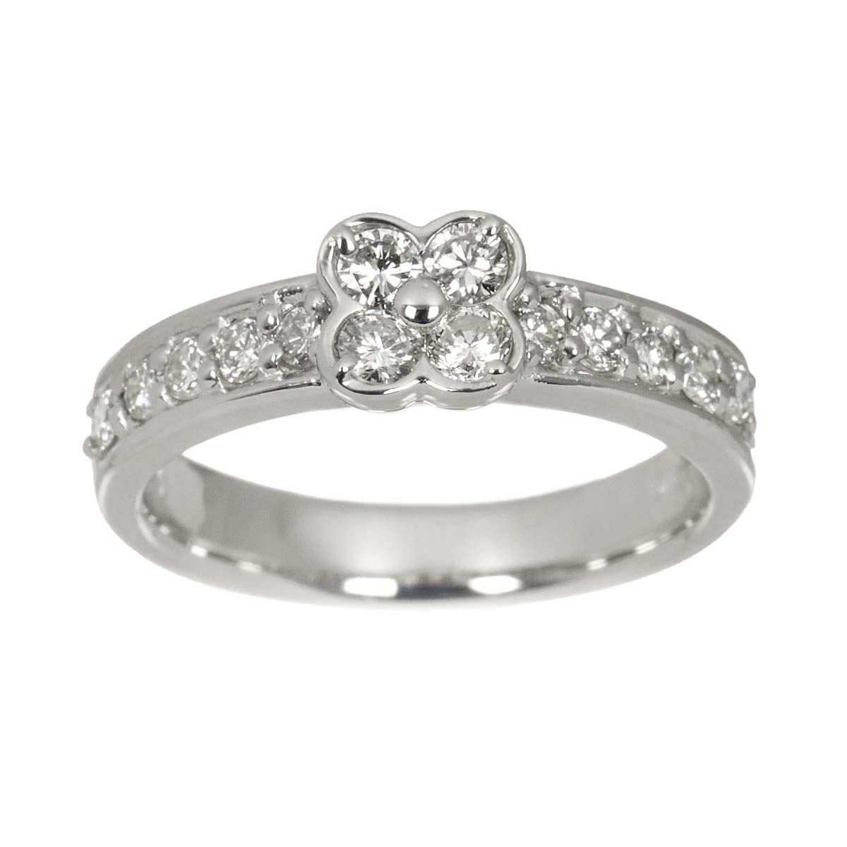 Diamond 0.40ct Ring 18K WG 750 Size3.75-4(US)