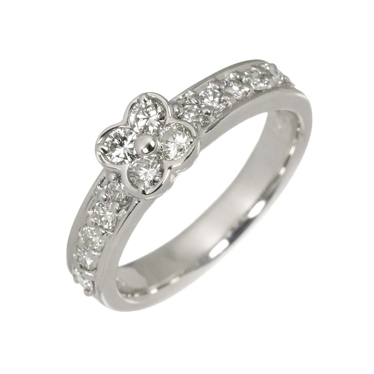 Diamond 0.40ct Ring 18K WG 750 Size3.75-4(US)