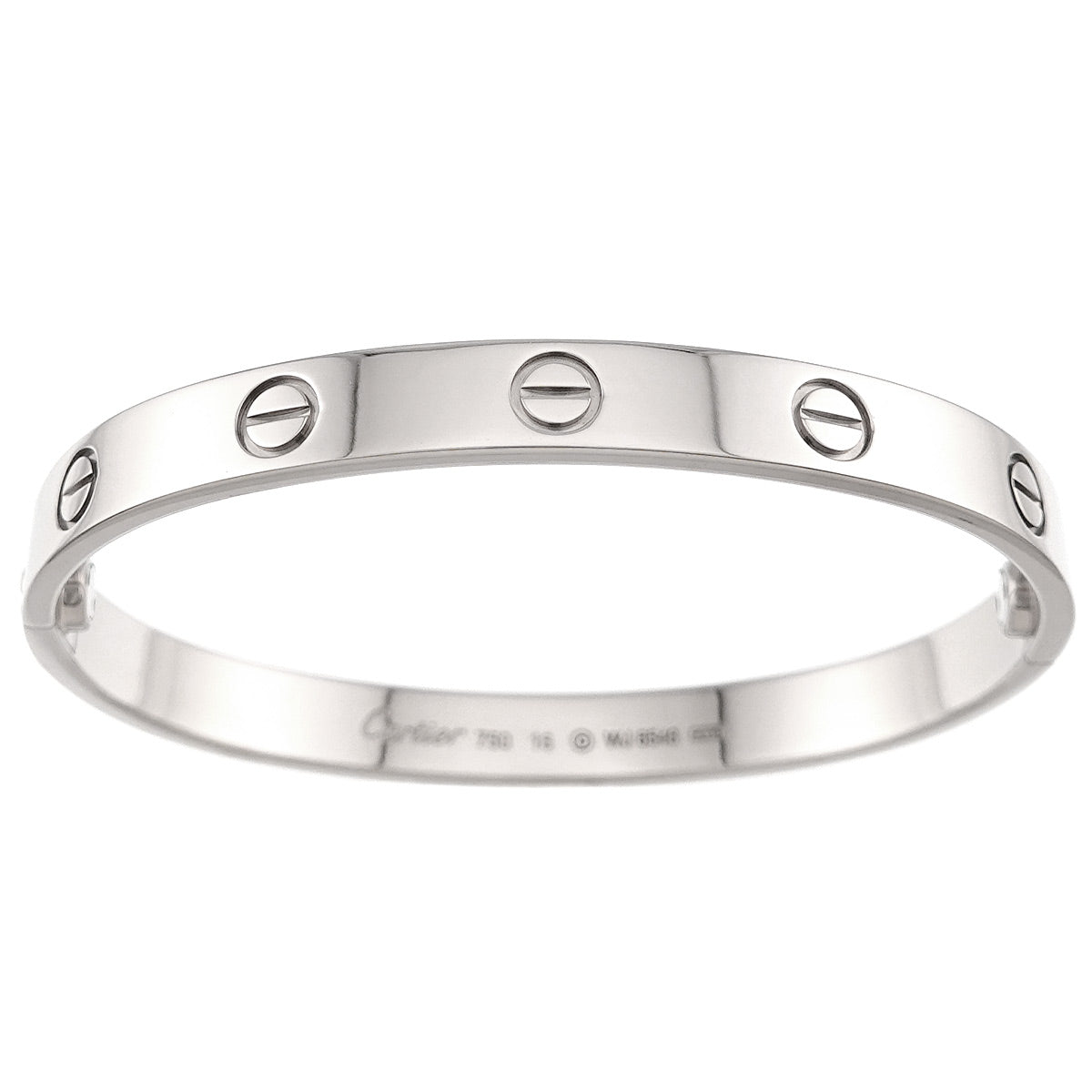 Love Bracelet 18K White Gold 750 Size16