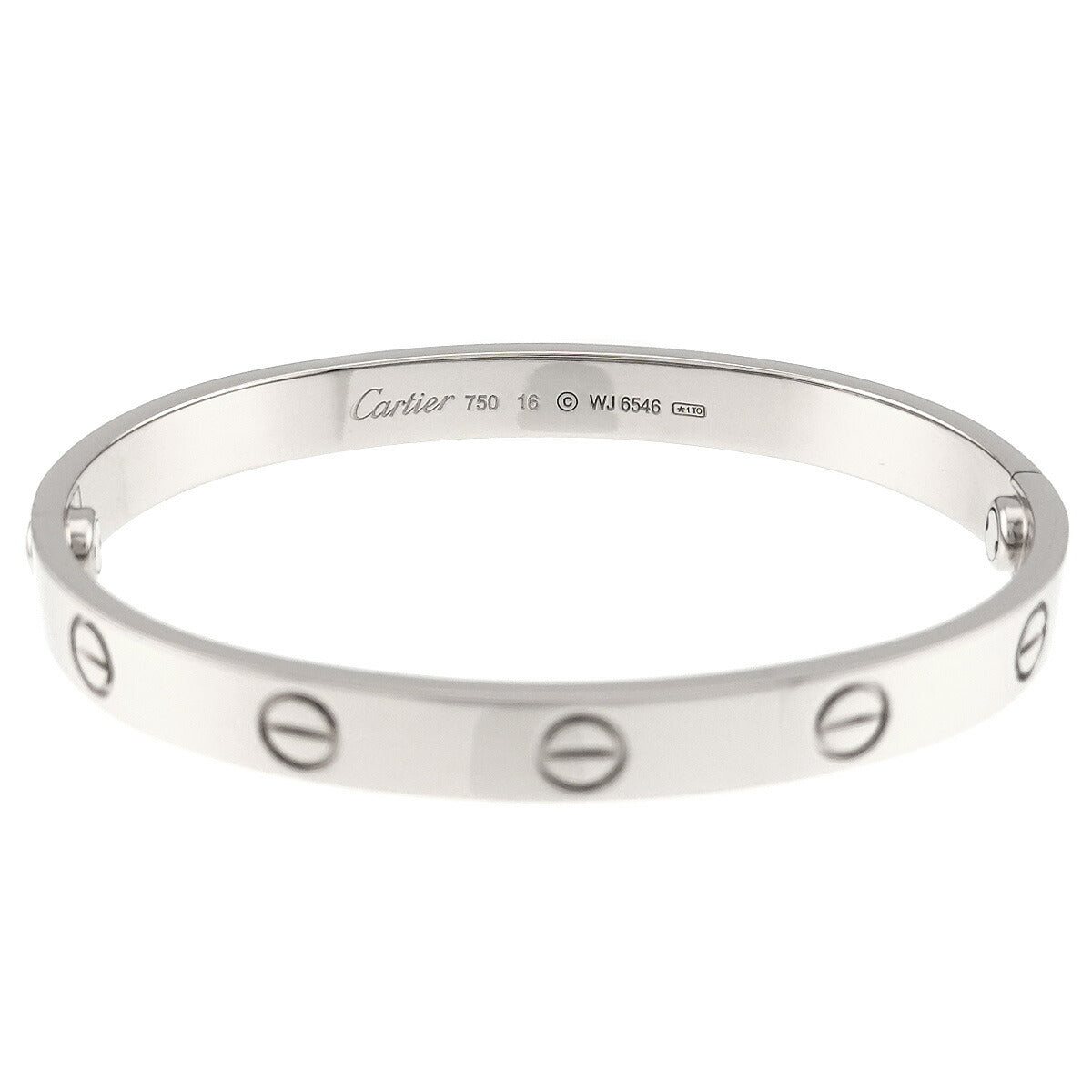 Love Bracelet 18K White Gold 750 Size16