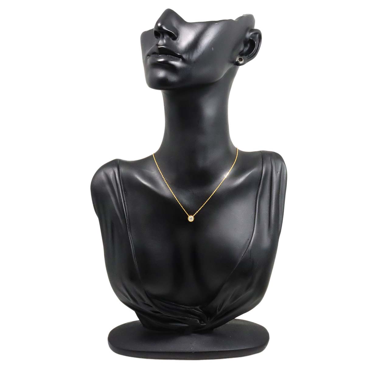 Diamond 0.23ct Necklace 24K YG 999