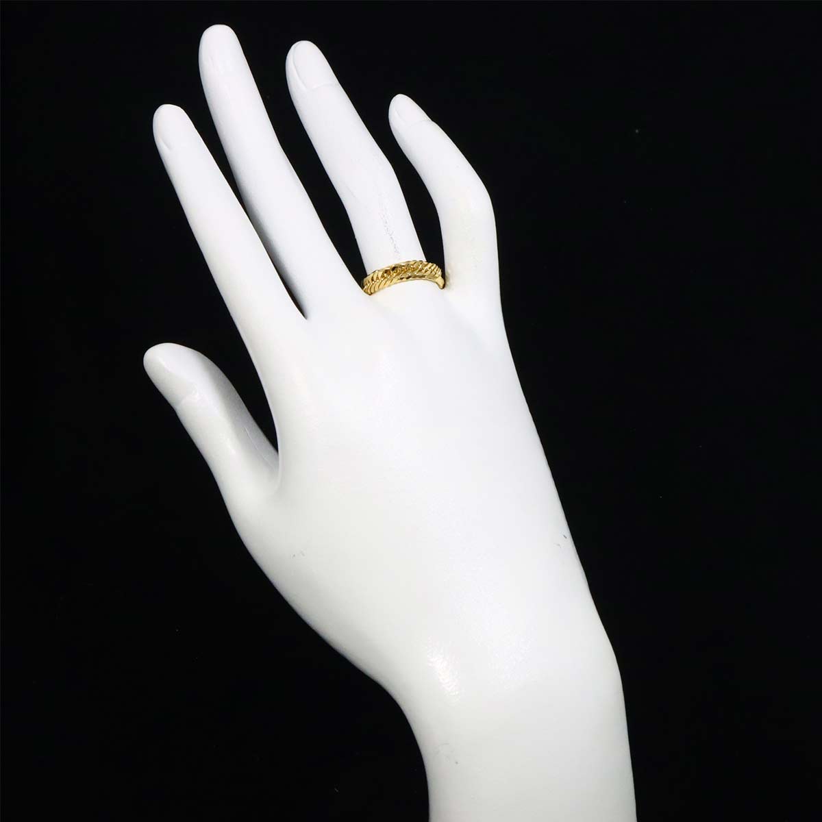 Kihei Ring 18K YG Yellow Gold 750 7.25(US)