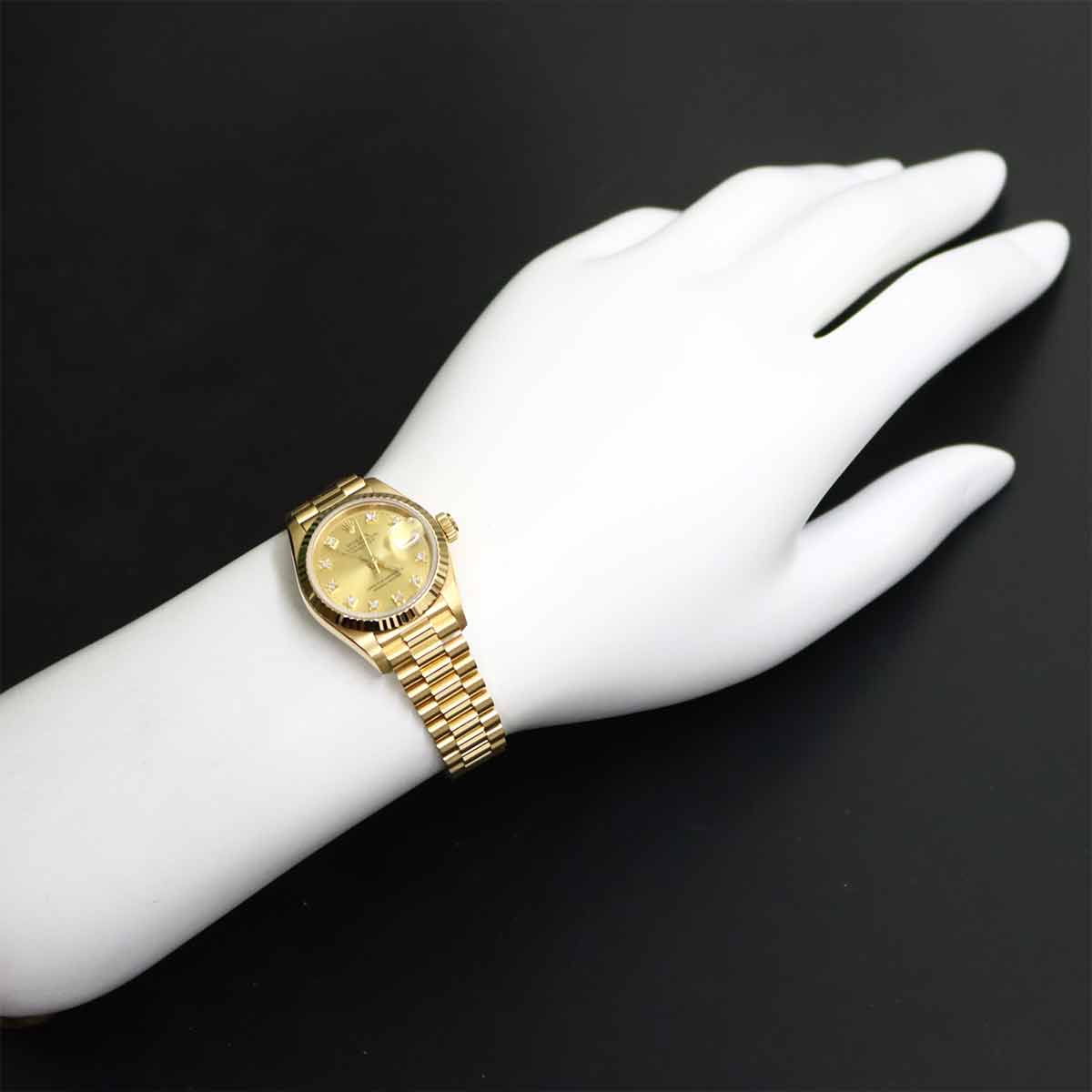 Datejust 69178G Serial N 750 YG 10P Diamond Gold Dial Ladies