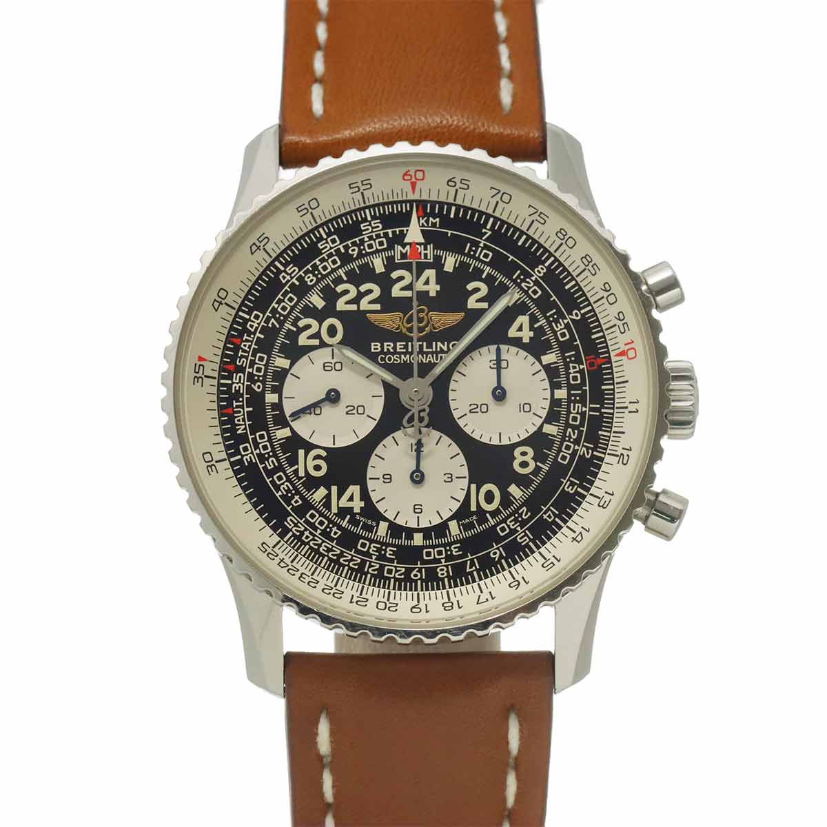 Navitimer Cosmonaute A12022 Chronograph Black Dial Mens