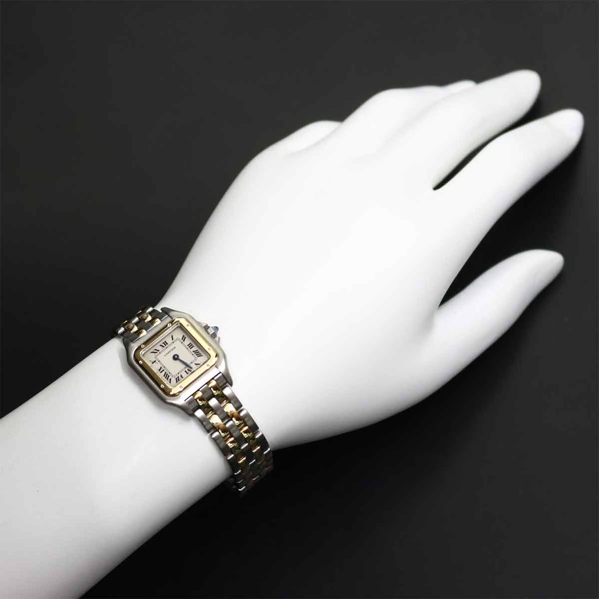 Panthere Two Row SM W25029B6 Quartz Cream Dial YG