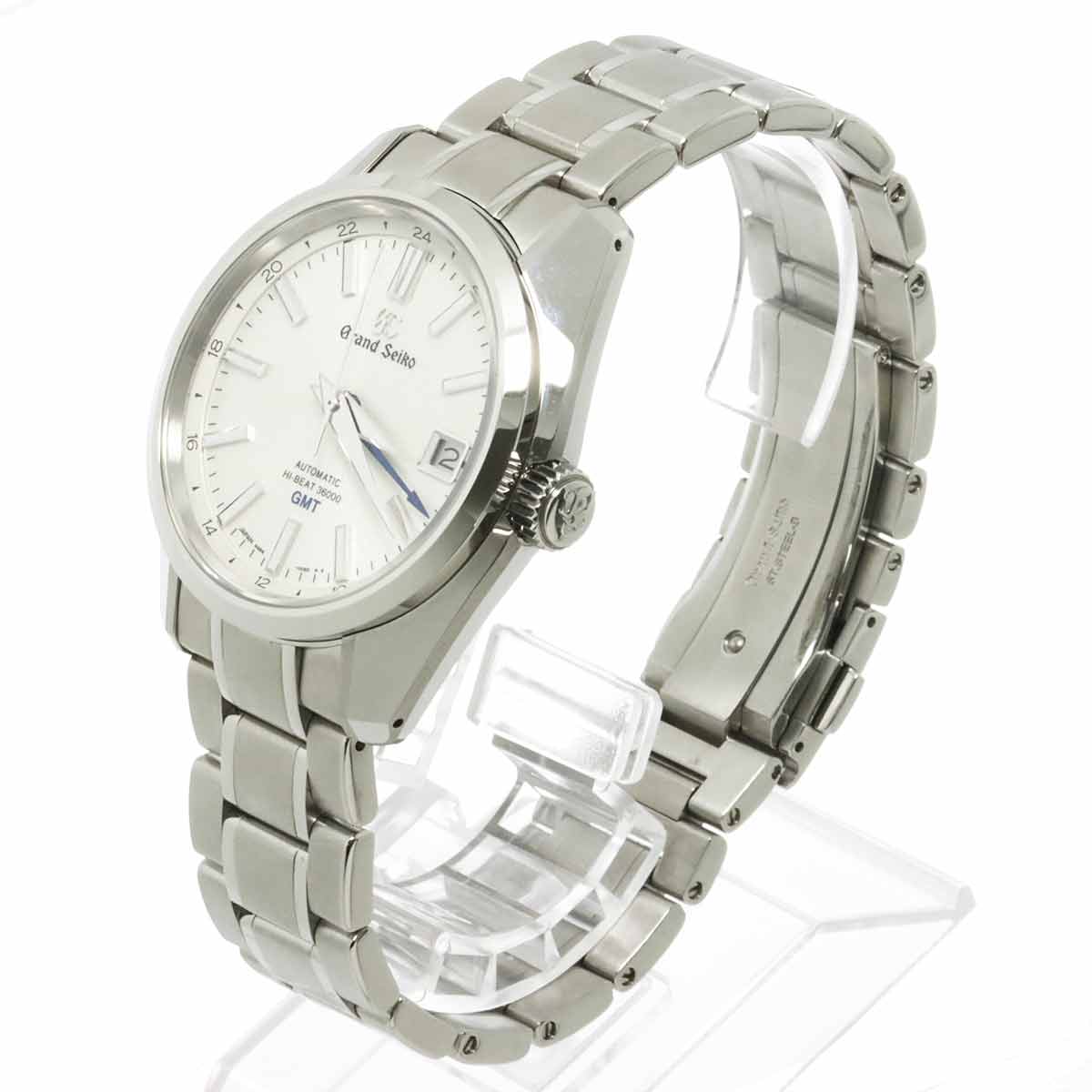 Mechanical Hi-BEAT GMT SBGJ201 Automatic Silver Dial
