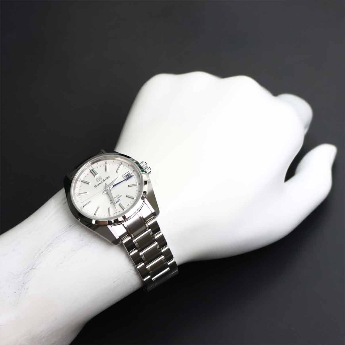 Mechanical Hi-BEAT GMT SBGJ201 Automatic Silver Dial