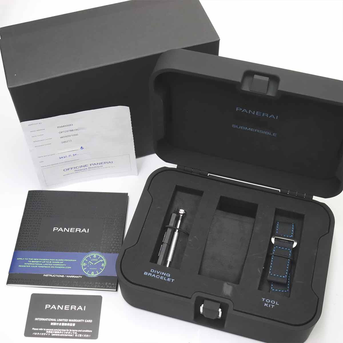 Submersible PAM00683 Date Black Dial Mens Watch