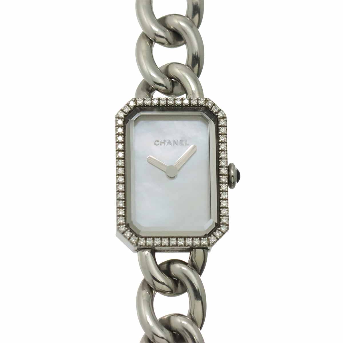 Premiere H3253 Diamond Bezel White Shell Dial Ladies Watch
