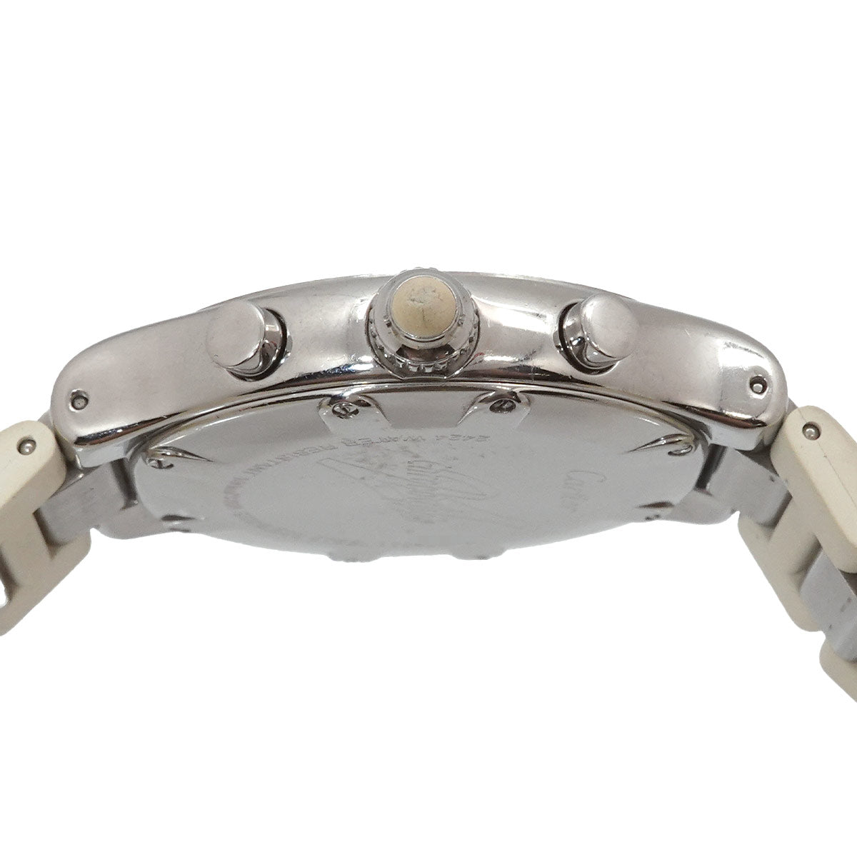 Must 21 Chronoscaph W10184U2 Date Quartz White Dial Mens