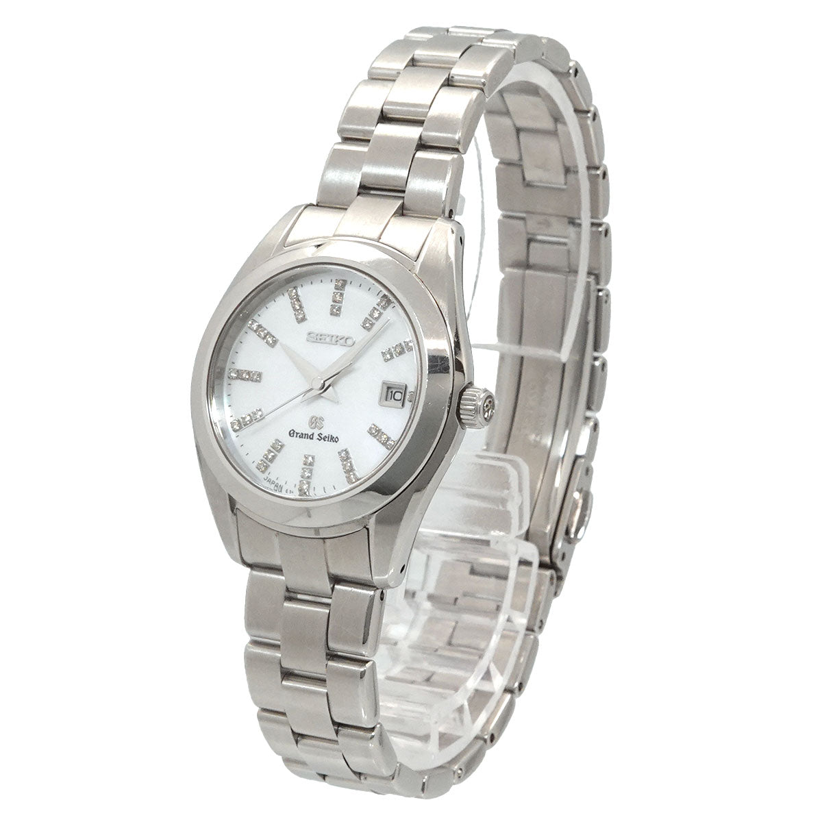 GRAND SEIKO STGF269 White Shell Dial 34P Diamond Ladies Watch