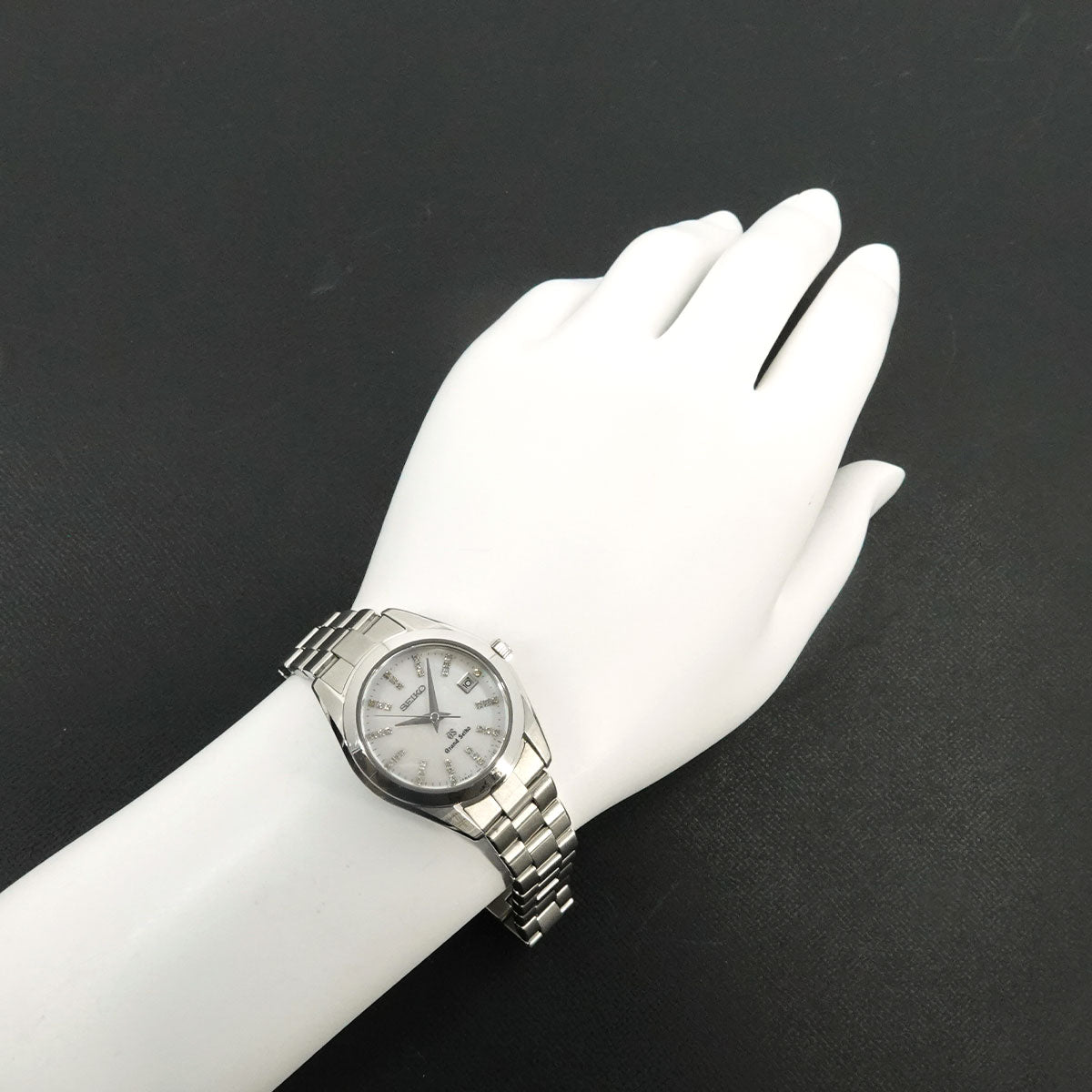 GRAND SEIKO STGF269 White Shell Dial 34P Diamond Ladies Watch