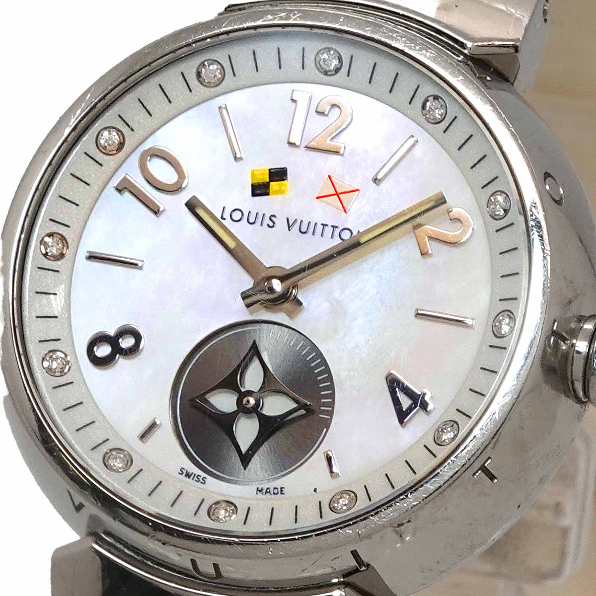 Tambour Lovely Cup PM Q12M0 Diamond White Shell Dial